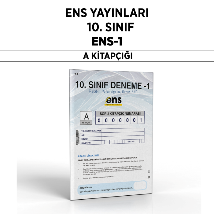 ENS 10.SINIF PERFORMANS ANALİZİ SERİSİ 1-A - 25-26